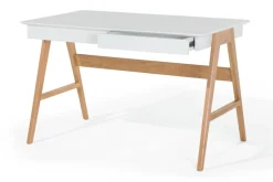 Jahnyia Skrivebord 120 cm med Oppbevaring 2 Skuffer