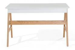 Jahnyia Skrivebord 120 cm med Oppbevaring 2 Skuffer