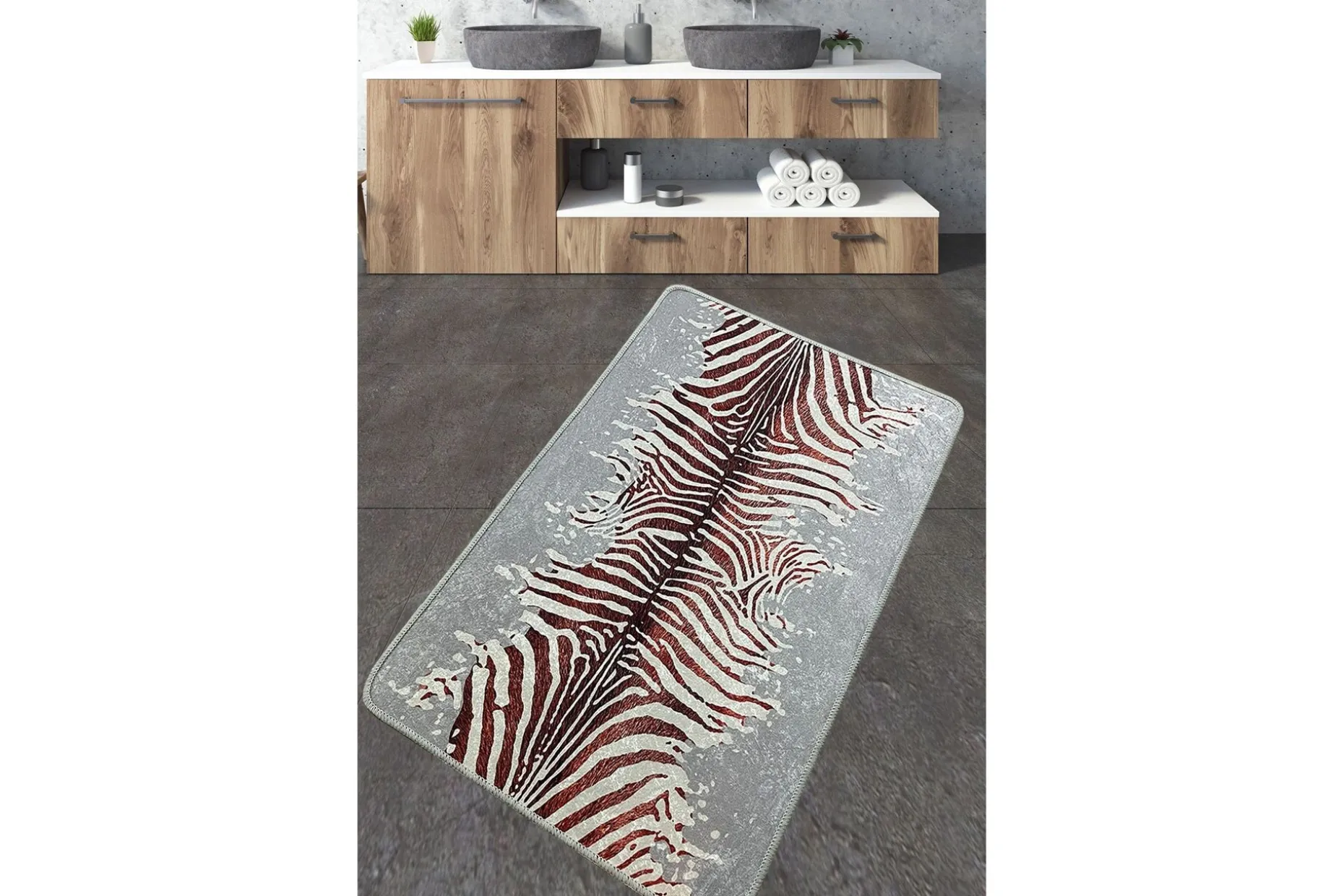 Jamir Baderomsmatte 70x120 cm Rektangulær
