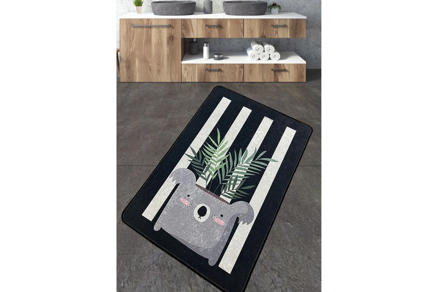 Jang Baderomsmatte 70x120 cm Rektangulær