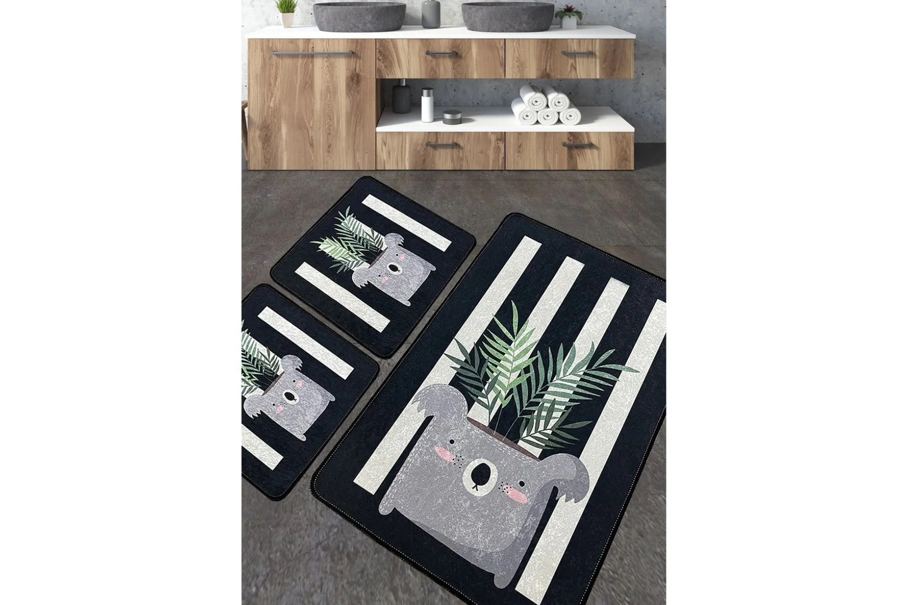 Jang Baderomsmatte 60x100 cm Rektangulær