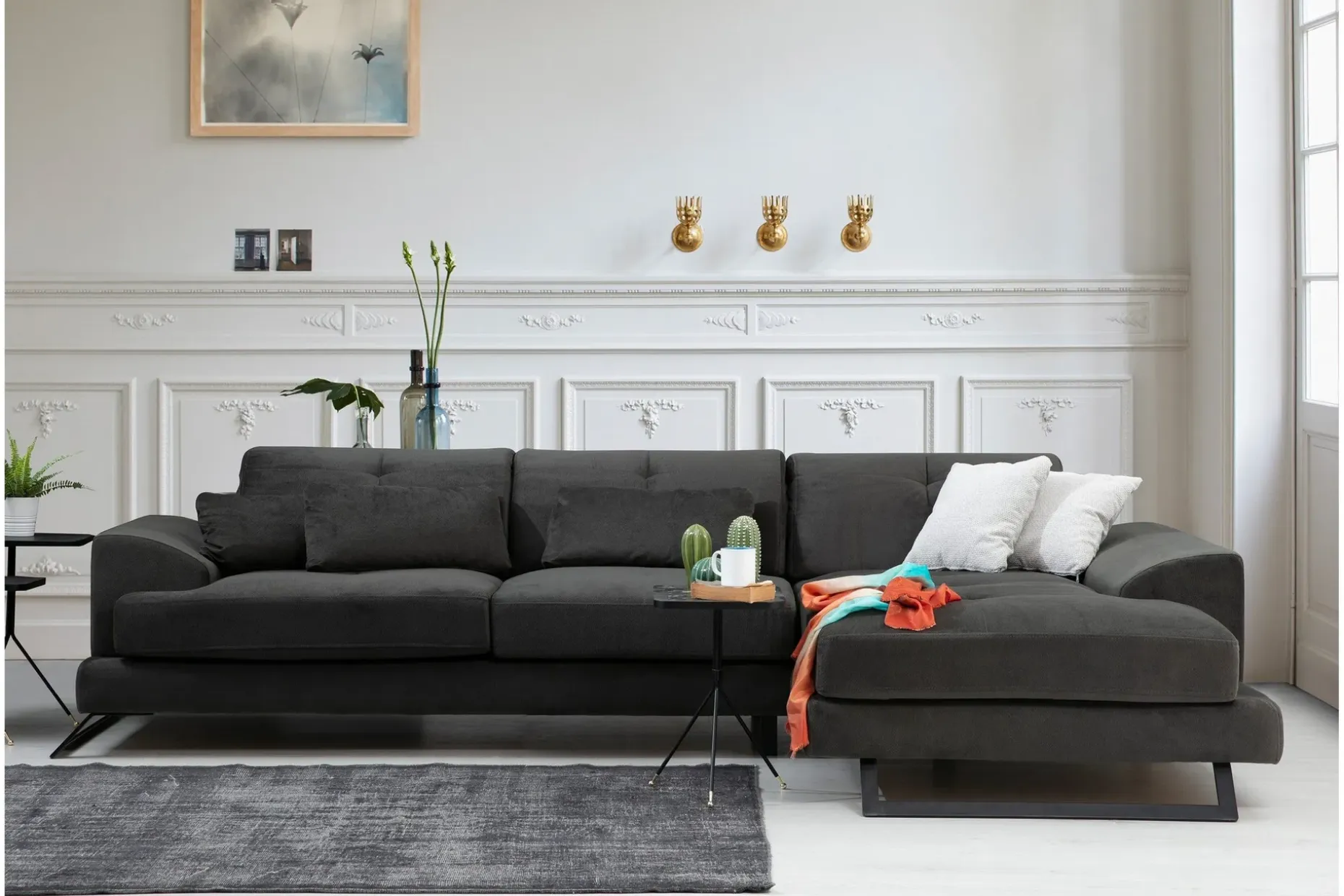 Jaraad Hjørnesofa med Divan Høyre