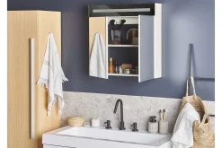 Jaramillo Skap til Badet 60 cm Speil med LED-belysning