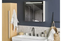 Jaramillo Skap til Badet 60 cm Speil med LED-belysning