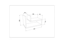 Jarlech Nattbord 45 cm
