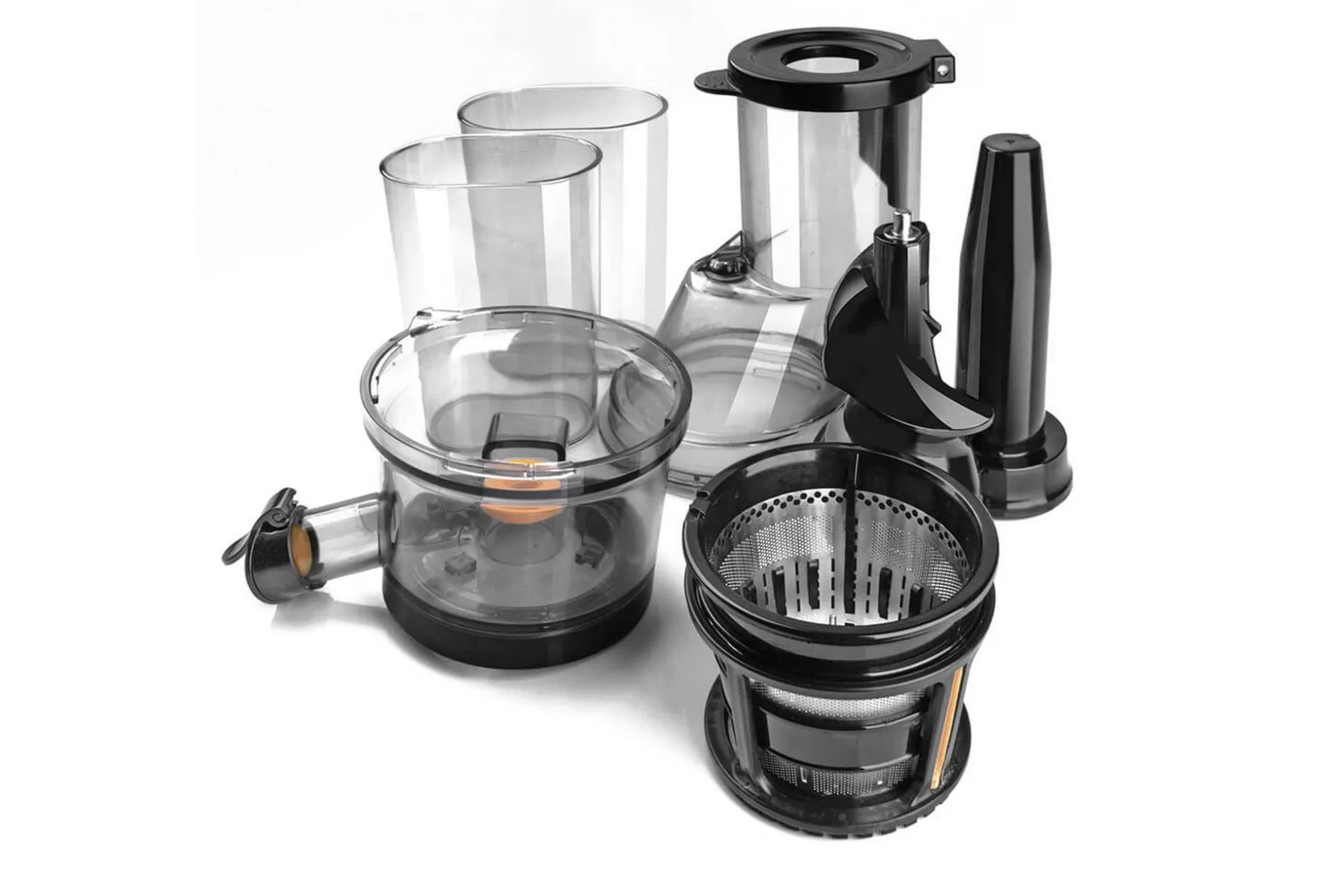 Juicepresse Black+Decker Slow Juicer BXJE200E Børstet Rustfritt Stål