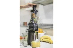Juicepresse Black+Decker Slow Juicer BXJE200E Børstet Rustfritt Stål