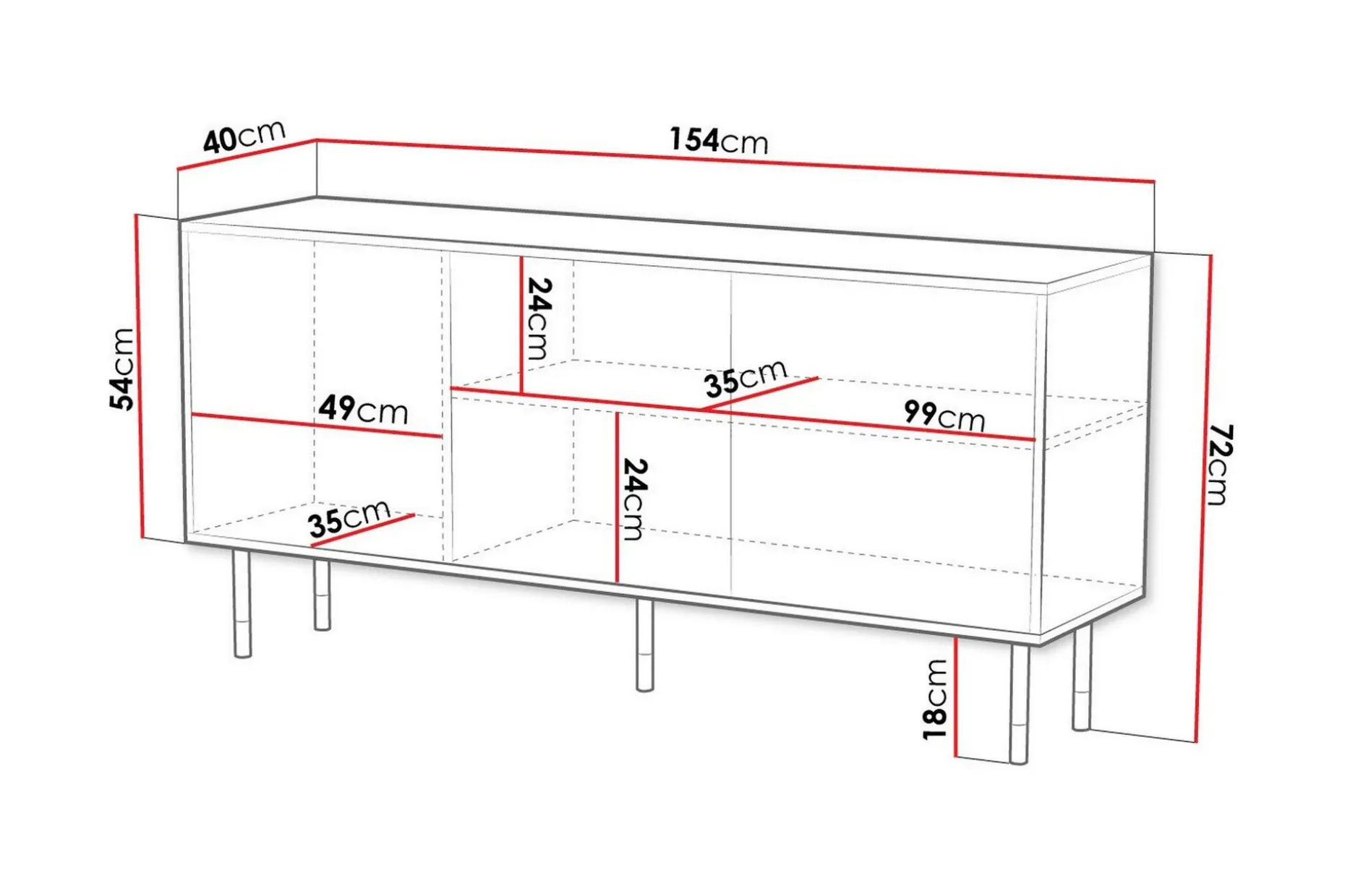 Juniskär Highboard