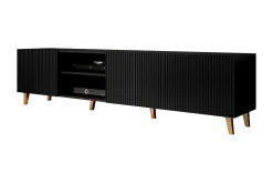 Juniskär TV-benk med Oppbevaring + Hyller 40x52x200 cm