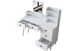 Junji Sminkebord 118,2x93,8 cm Hvit