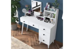 Junji Sminkebord 118,2x93,8 cm Hvit