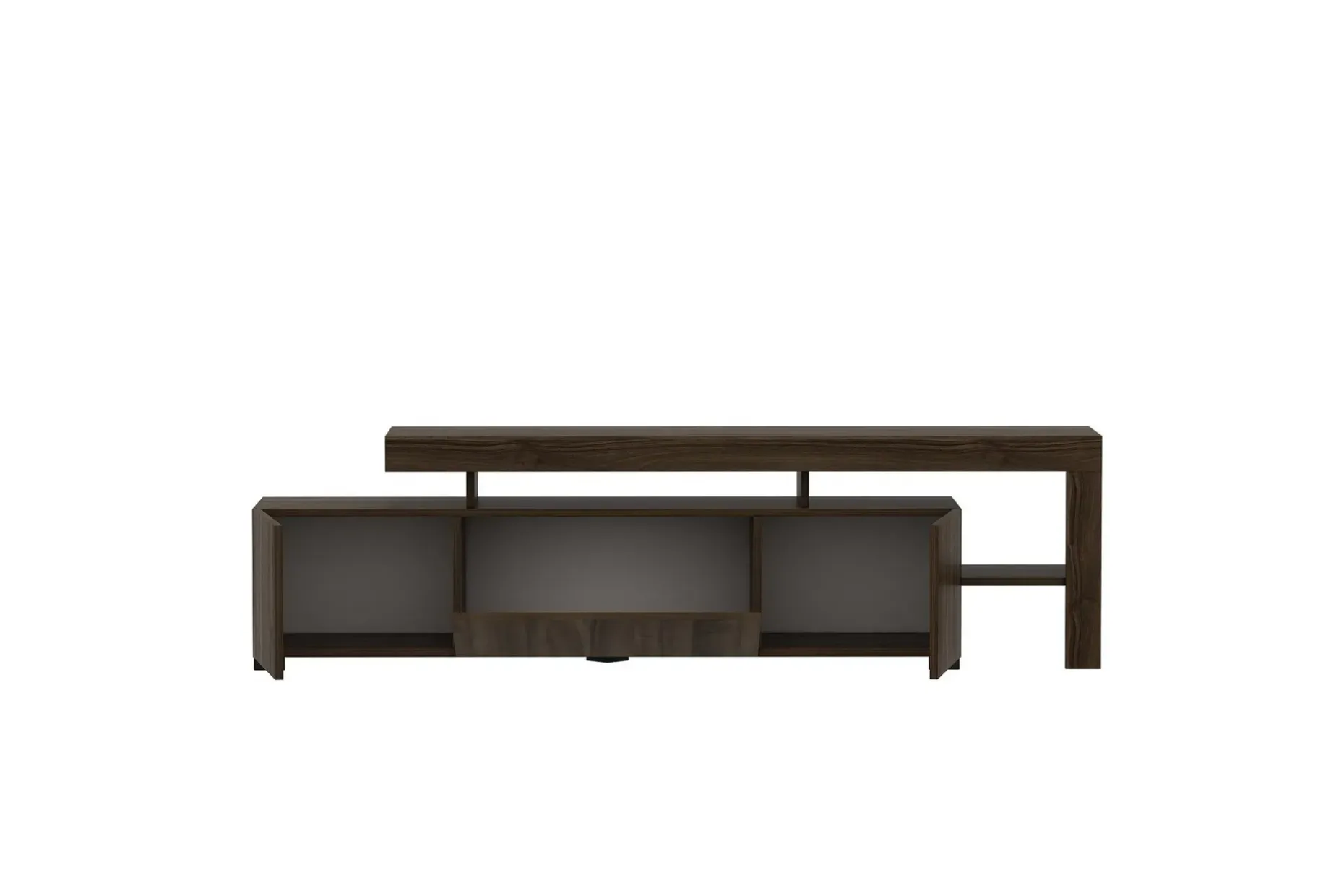 Jurukovo TV-benk 192x37 cm Brun