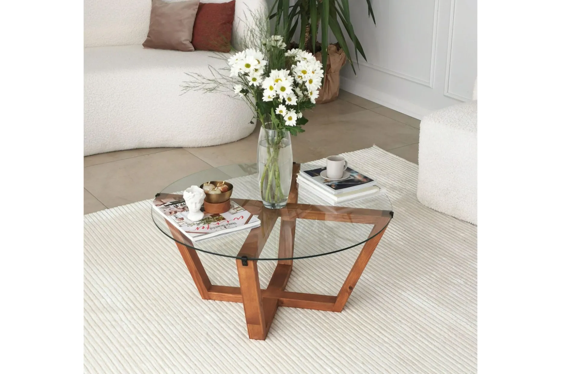 Kafrein Sofabord 75x35x75 cm