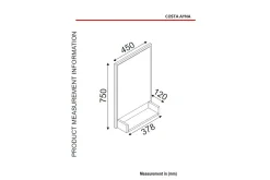 Kallina Speil 75 cm