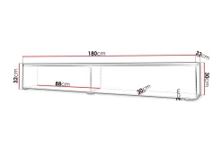 Kanak TV-benk 180 cm