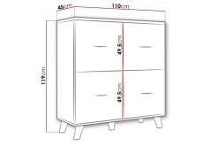 Kardos Kommode 110 cm