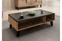 Kardos Sofabord 110 cm med Oppbevaringshyller