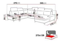 Karkula Hjørnesofa Høyre