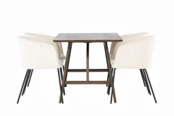 Kaseidon Spisegruppe 120 cm Rektangulær med 4 Berit Stoler