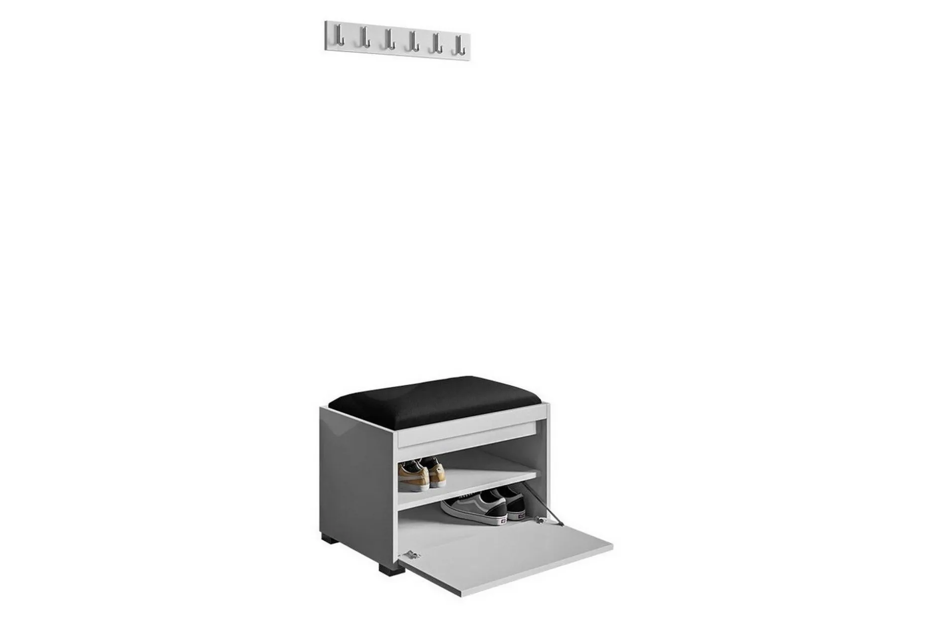 Kenmare Highboard Black/White