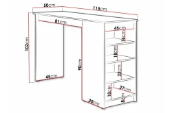 Kintore Barbord 50 cm