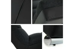Kintore Liggfåtölj 62 cm Black