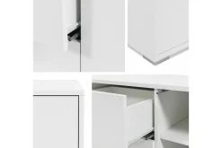 Kintore Möbelset För Vardagsrum White