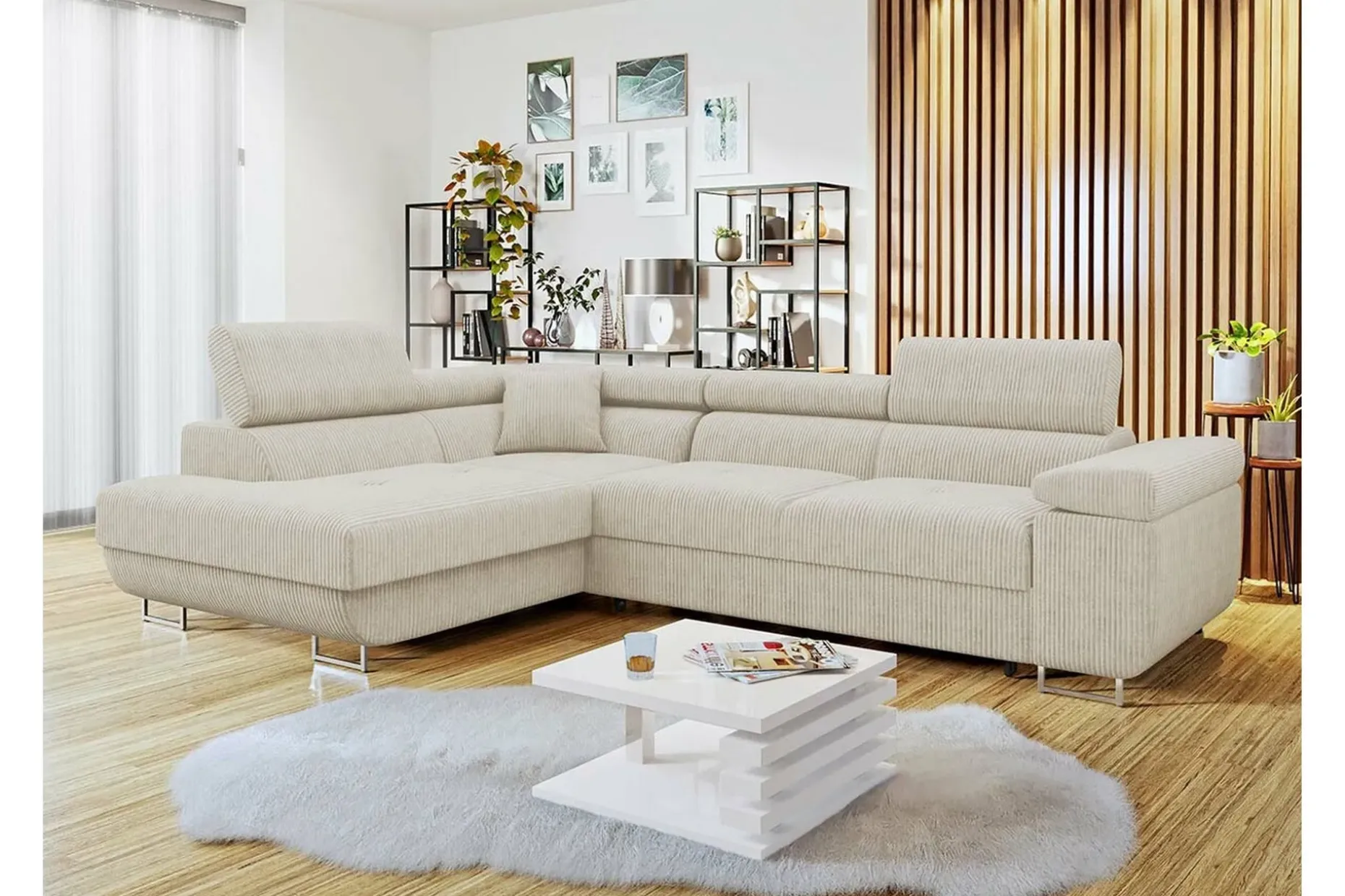 Kintore 4-seters Hjørnesovesofa