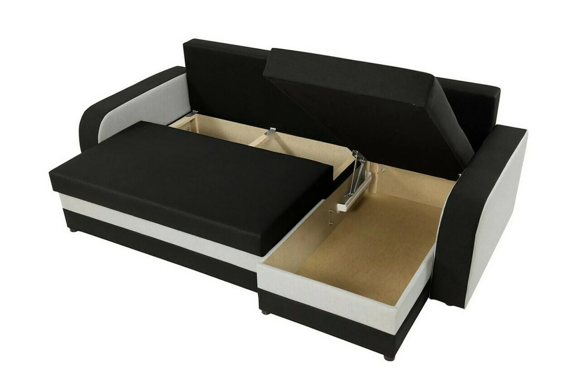 Kintore 3-sits Hörnbäddsoffa Brown