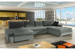 Kintore 4-sits Hörnbäddsoffa Dark grey