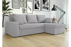 Kintore 3-sits Hörnbäddsoffa Ljusgrå