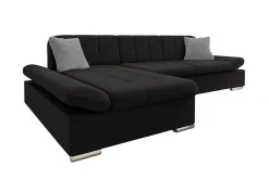 Kintore 3-sits Hörnsoffa Black