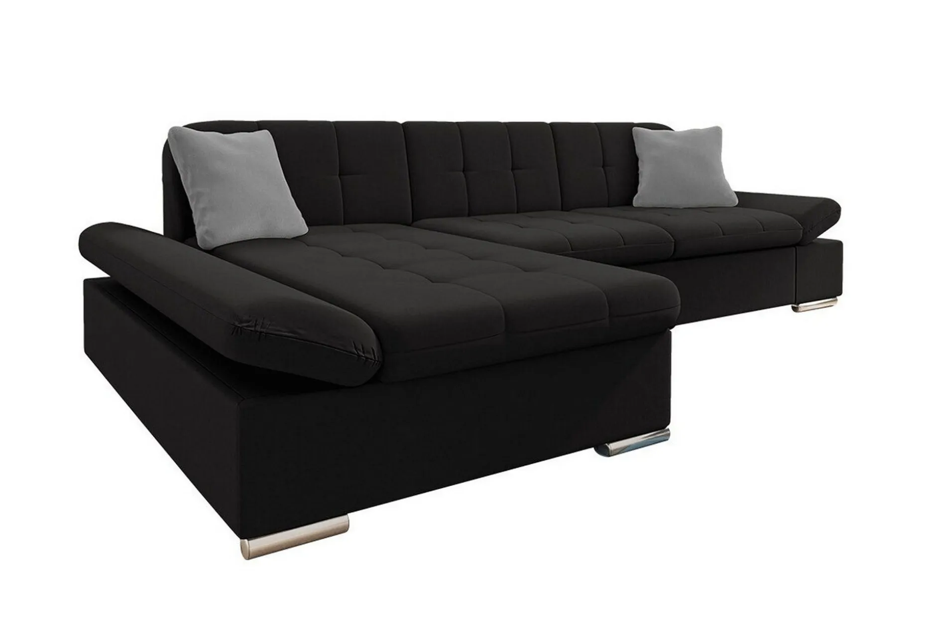 Kintore 3-sits Hörnsoffa Black