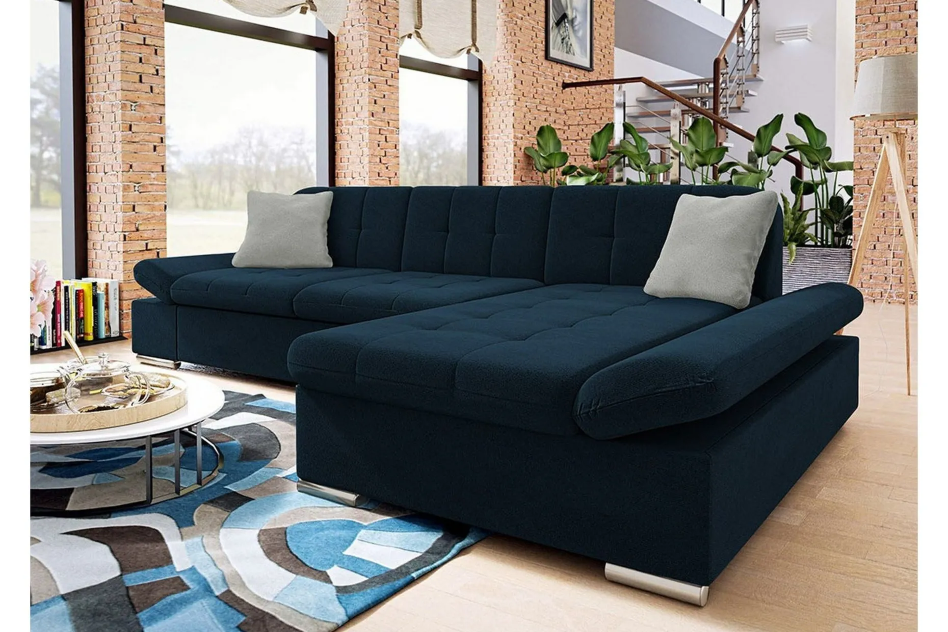 Kintore 3-sits Hörnsoffa Dark blue