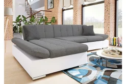Kintore 3-sits Hörnsoffa Light Grey/White