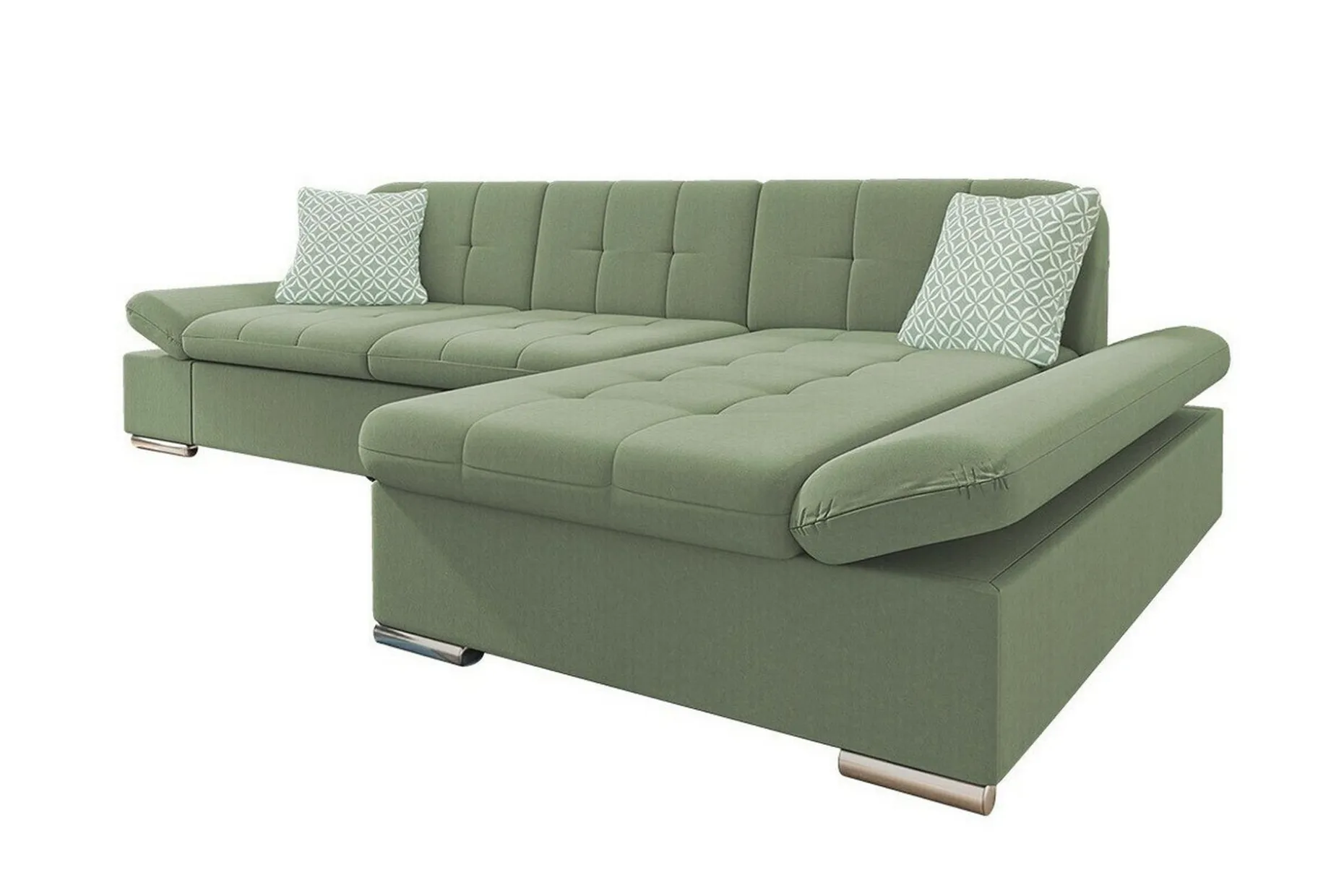 Kintore 3-sits Hörnsoffa Light green