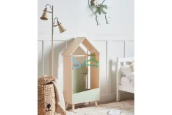 Klädhängare Beliani Durango Light colored wood||Green
