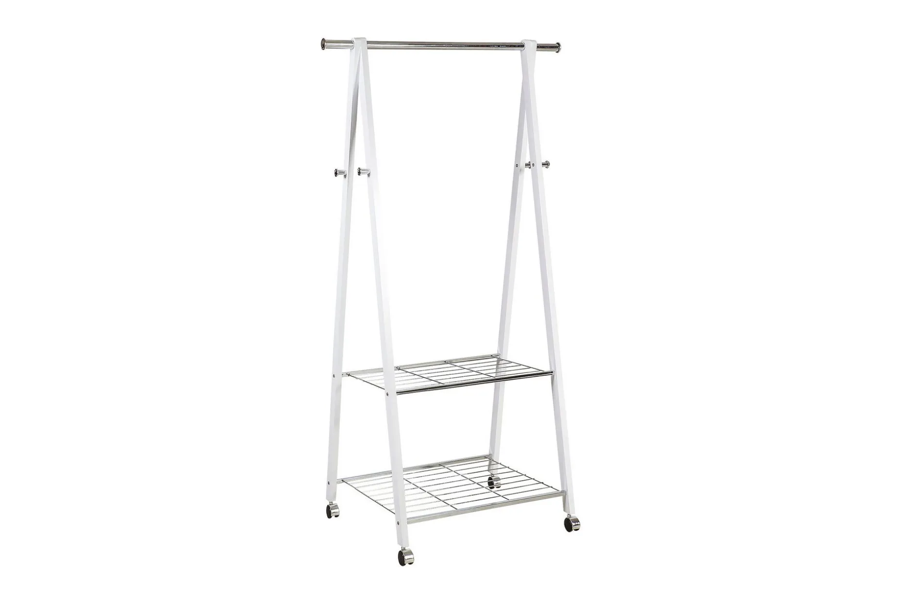 Klesstativ FOREST 2 hyller/kroker 79x45x155