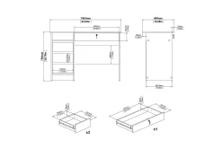 Klintberg Skrivebord 109 cm