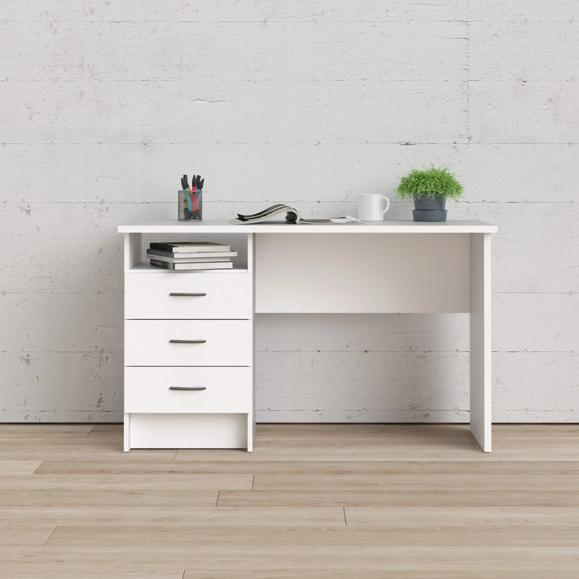 Klintberg Skrivebord med 3 skuffer 120x48x73 cm