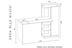 Klul Skrivebord 120 cm