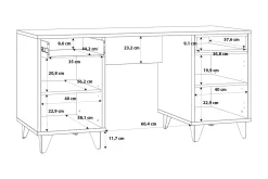 Kocherinovo Skrivebord 150 cm