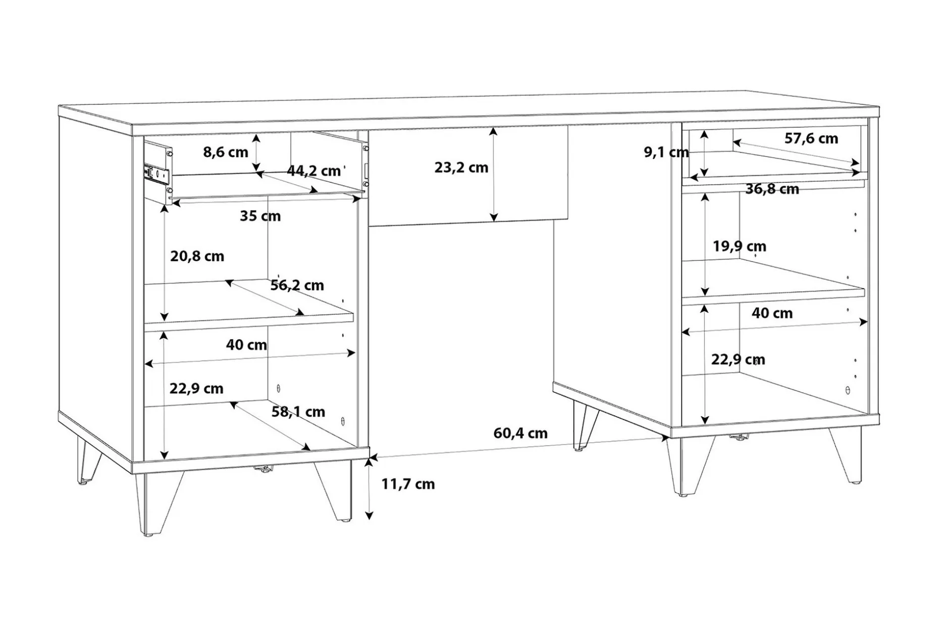 Kocherinovo Skrivebord 150 cm