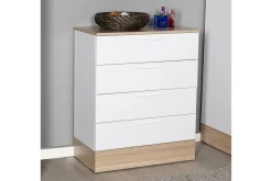 Kommode Matul Eik / Hvit