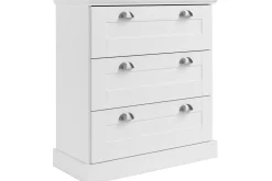 Kommode Motala 75x35x80 cm, Hvit