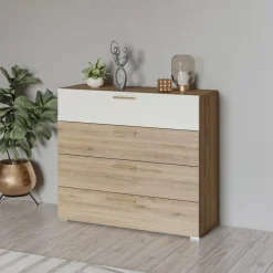 Kommode Vertina med 4 skuffer