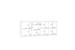 Konitsa Sideboard 52x210 cm