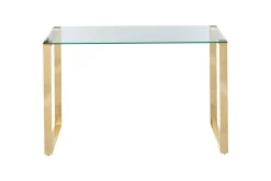 Konsollbord Tilon Transparent, gull