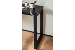 Konsollbord Wohnling 120 cm moderne konsoll med metallben Svart