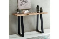 Konsollbord Wohnling Gaya heltre landlig stil med trekantet kant